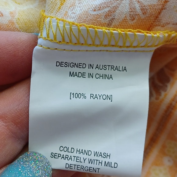 Petal And Pup Tiered Cottagecore Midi Dress Women's Sz Med - Picture 6 of 11